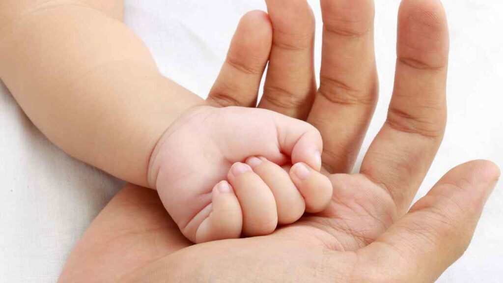 babies hand