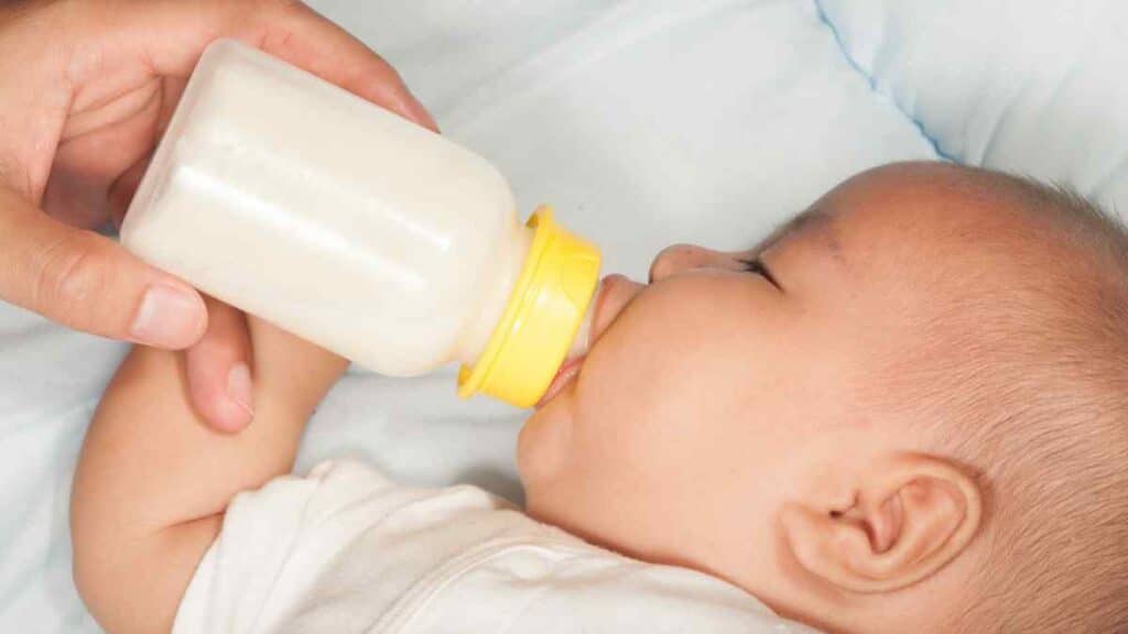 Baby Drinking Milk