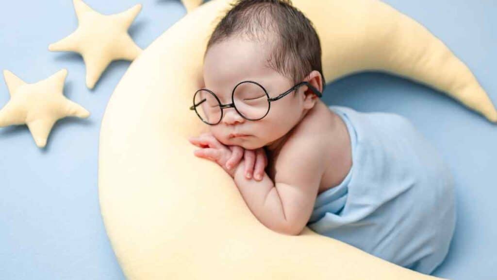 baby with sunglasses