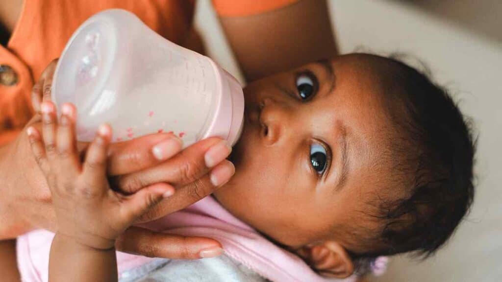 feeding baby