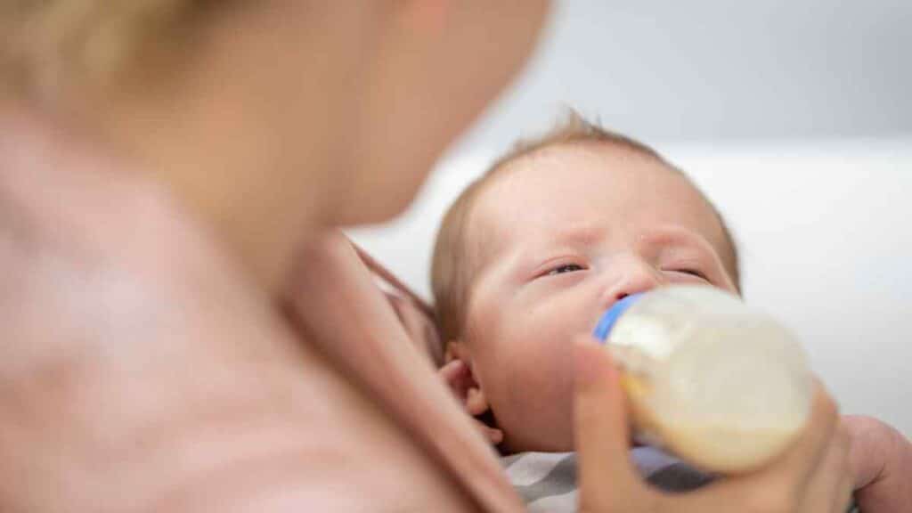 feeding infant