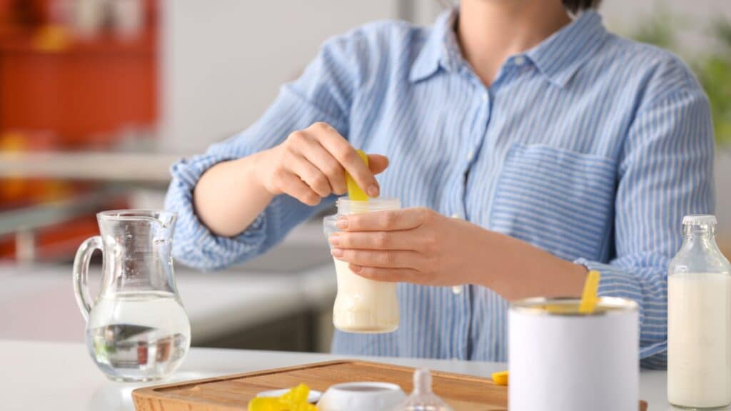 preparing infant milk