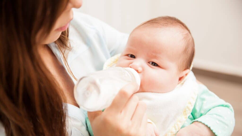 feeding baby