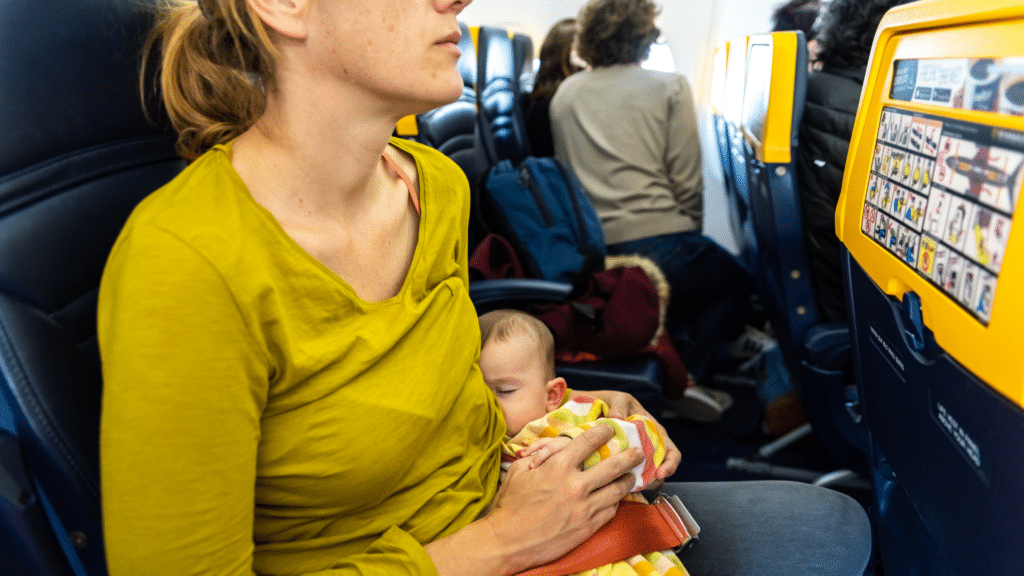 baby food on plane