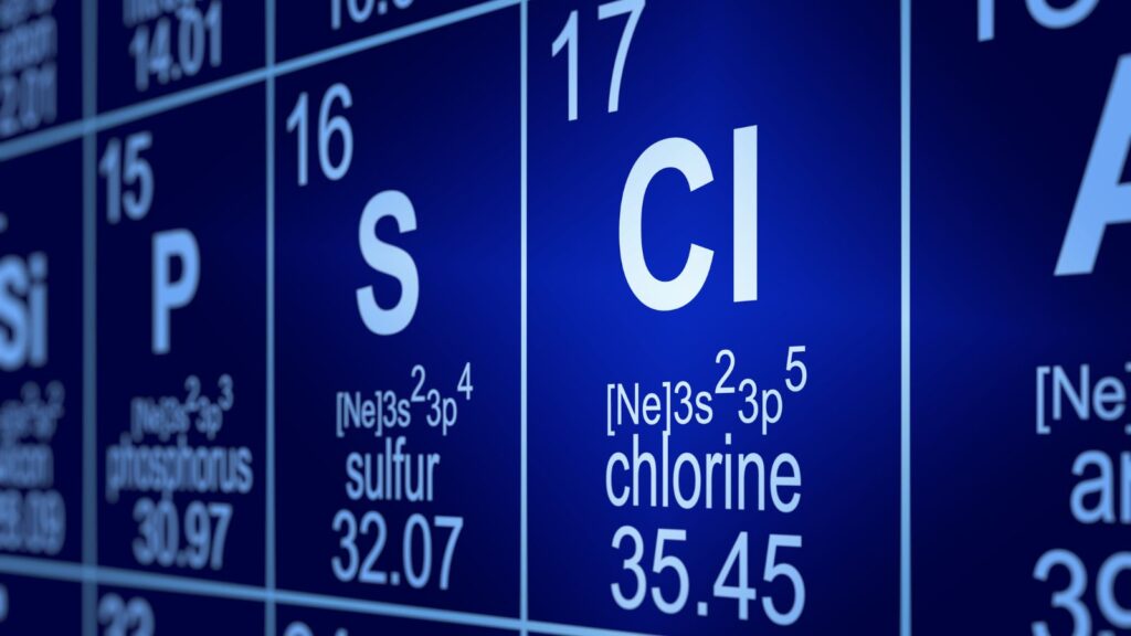 Chlorine.