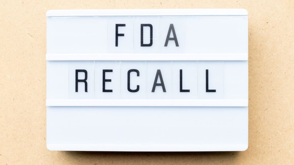 FDA recall.
